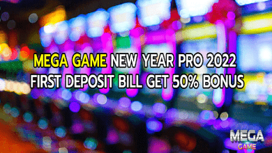 MEGA GAME New Year Pro 2022 First Deposit Bill Get 50 Bonus