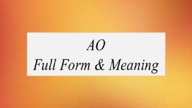 The Meaning of AO Full Form