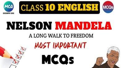 Class 10 English MCQs on Nelson Mandela